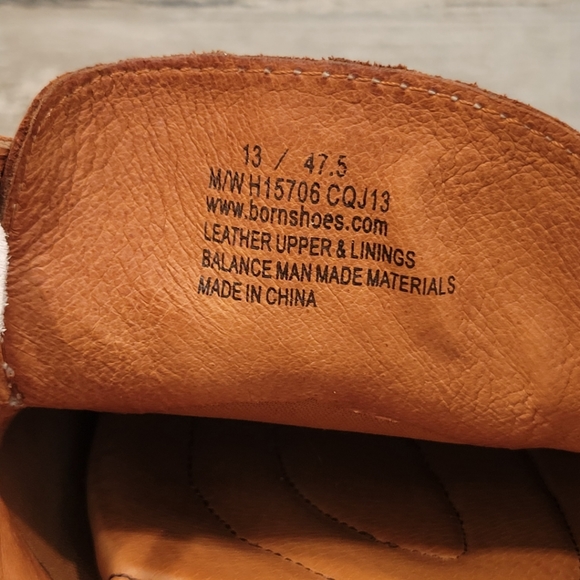 Born Brown Leather Boat Shoes - Picture 14 of 14